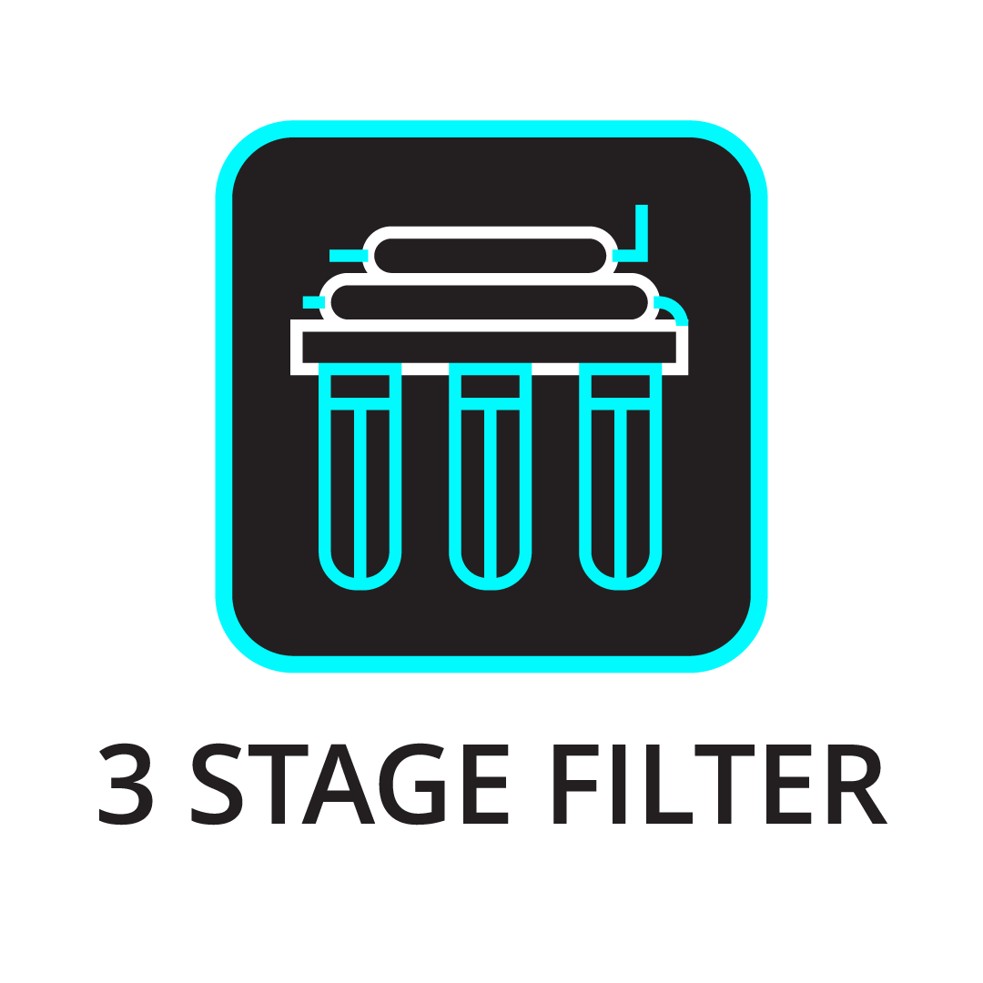 3-Stage Filtration Icon