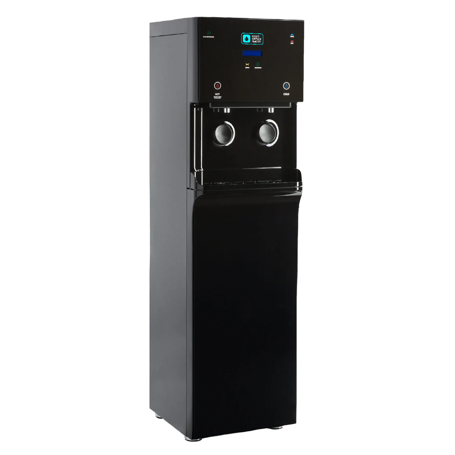 C-11000 Water Cooler freestanding bottleless dispenser with hot and cold dispensing, reverse osmosis filtration, and in-tank UV sterilization