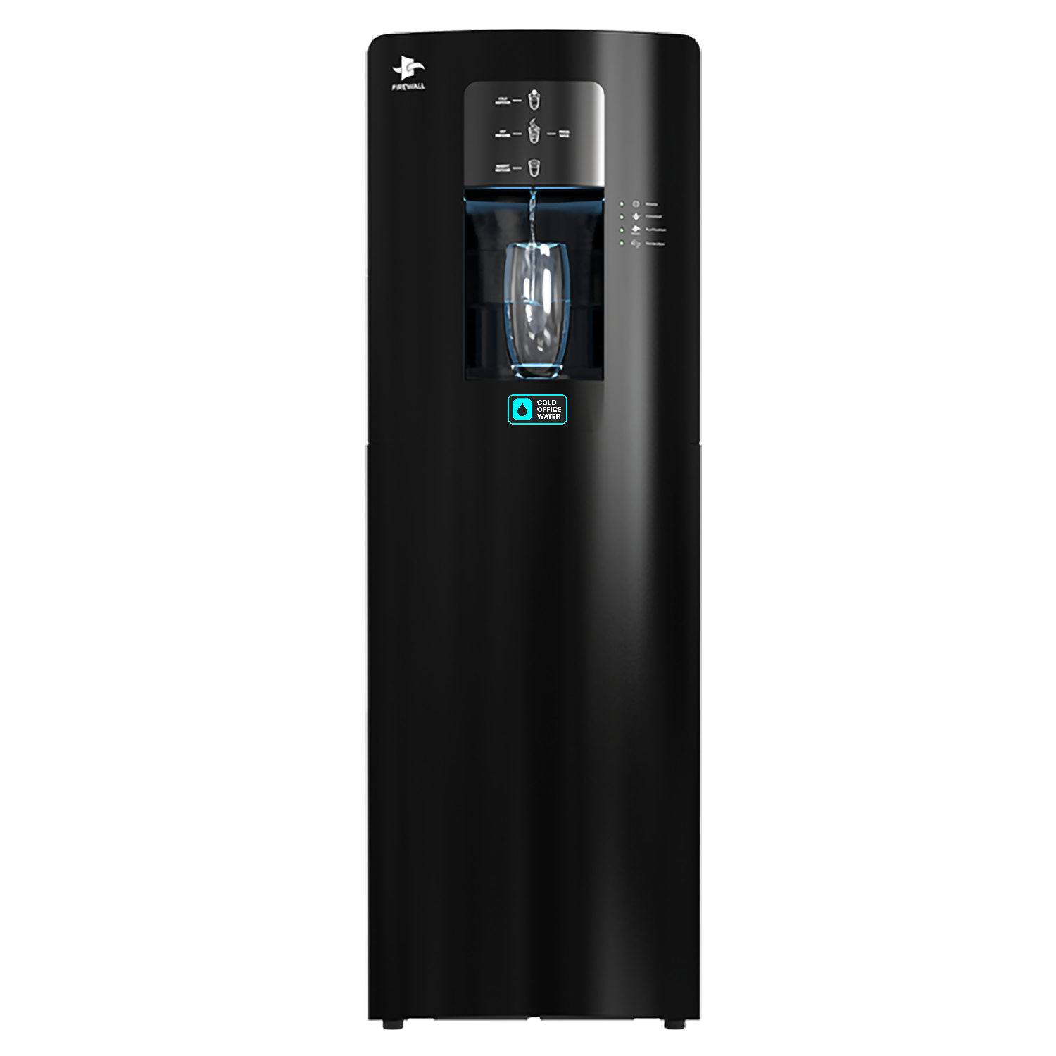 C-300 Water Cooler freestanding model with extra hot, hot, cold, and ambient dispensing, 3-stage filtration, and in-tank UV sterilization