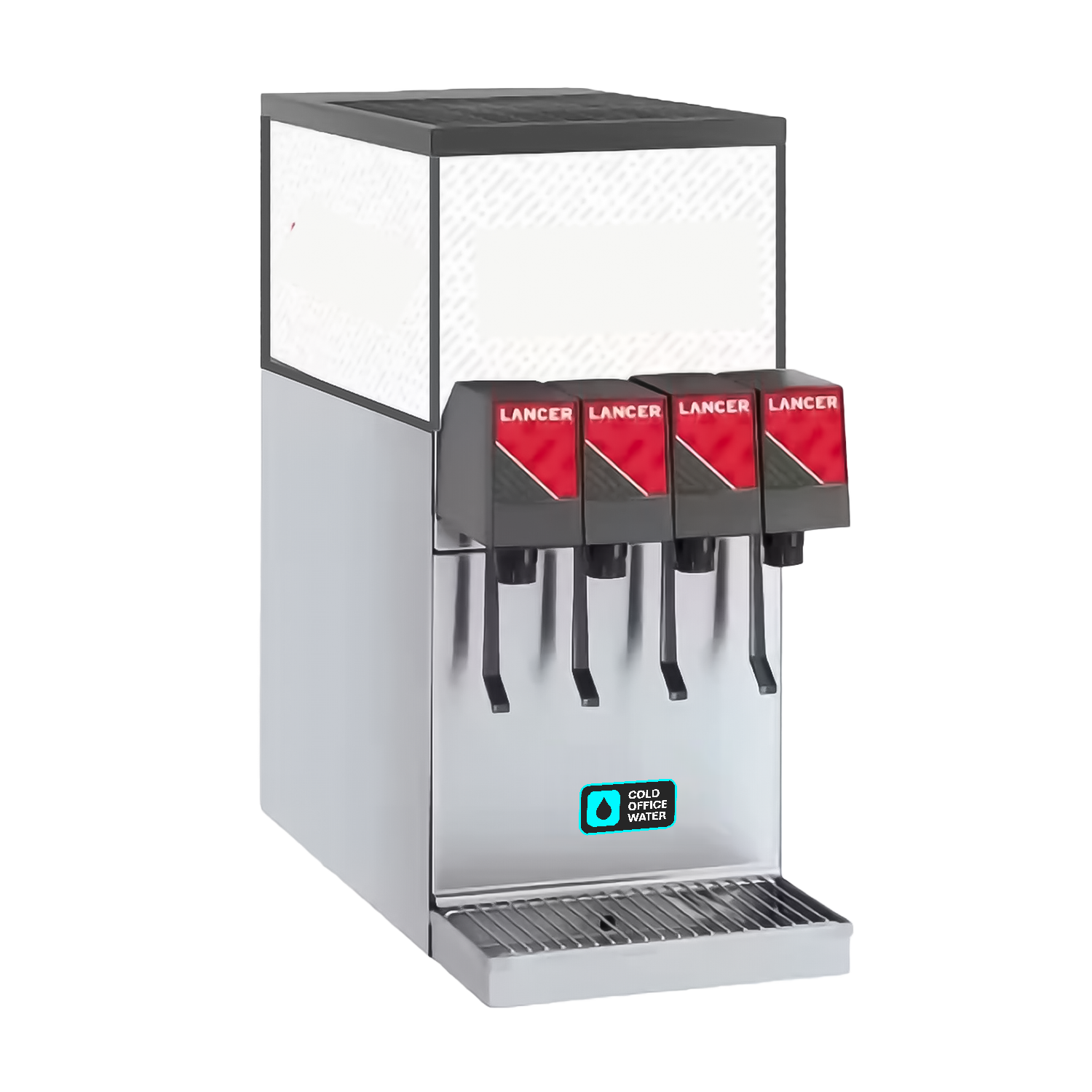 L-500 (Lancer 500) commercial still and sparkling water dispenser with countertop or undercabinet chiller